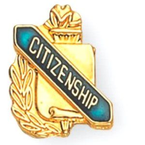 Citizenship lapel pin 1" New from old stock multiple available